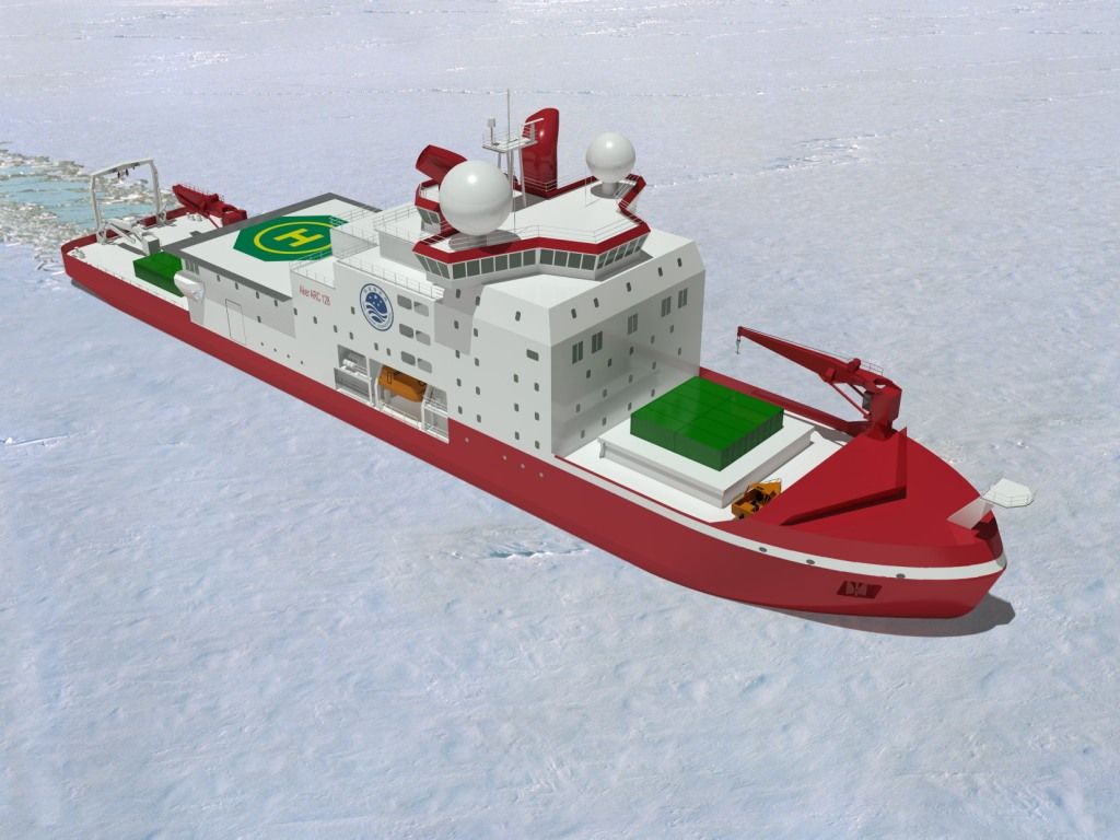 Aker Arctic is designing a polar research icebreaker for the Chinese Polar Research Institute