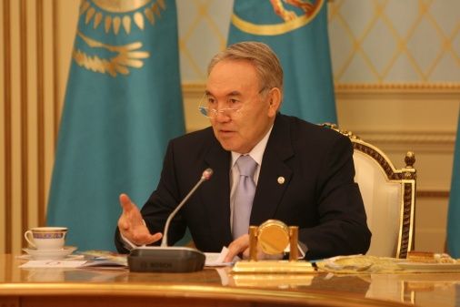 President of Kazakhstan Nursultan Nazarbayev