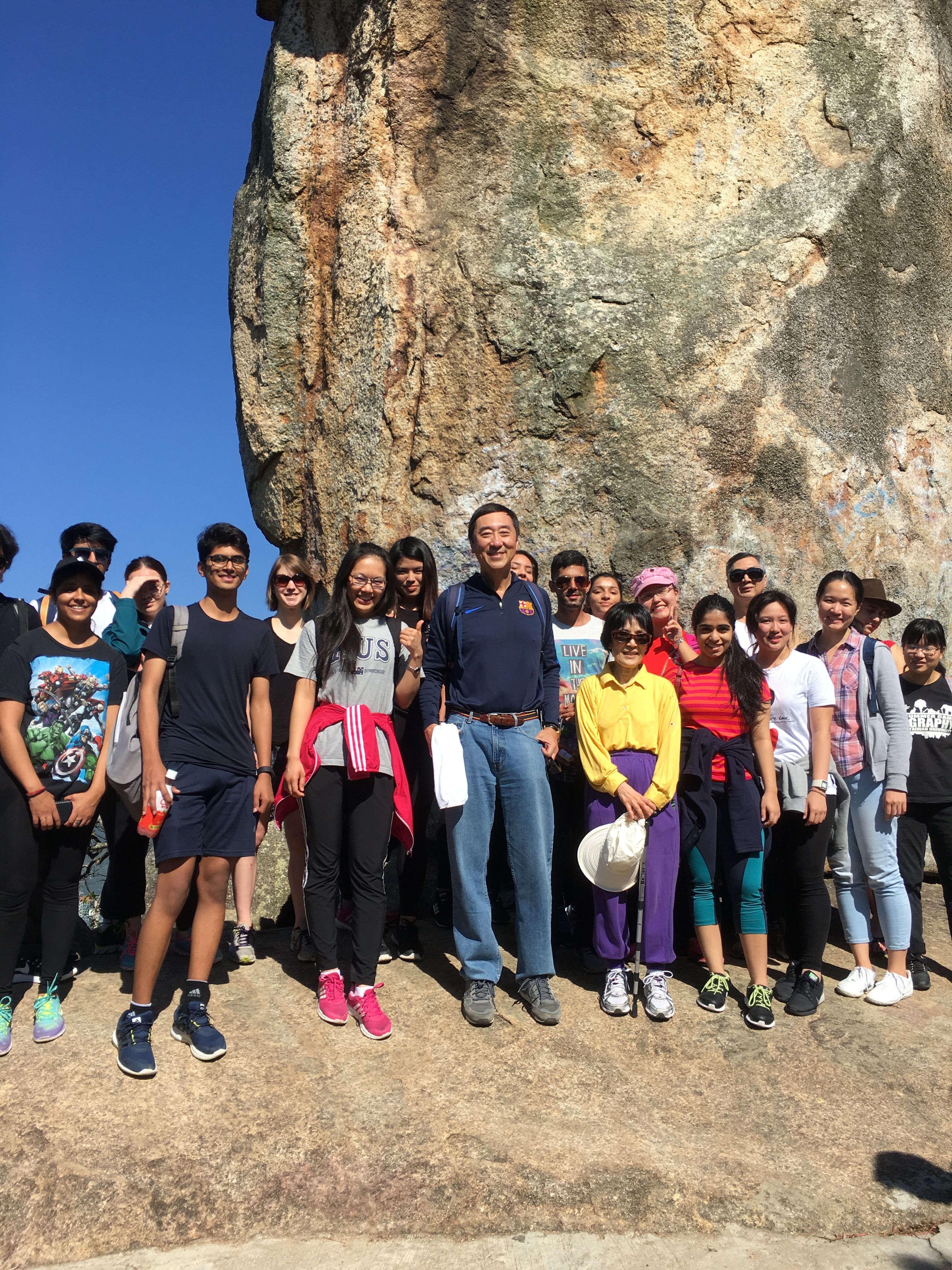 Prof Sung with CUHK students
