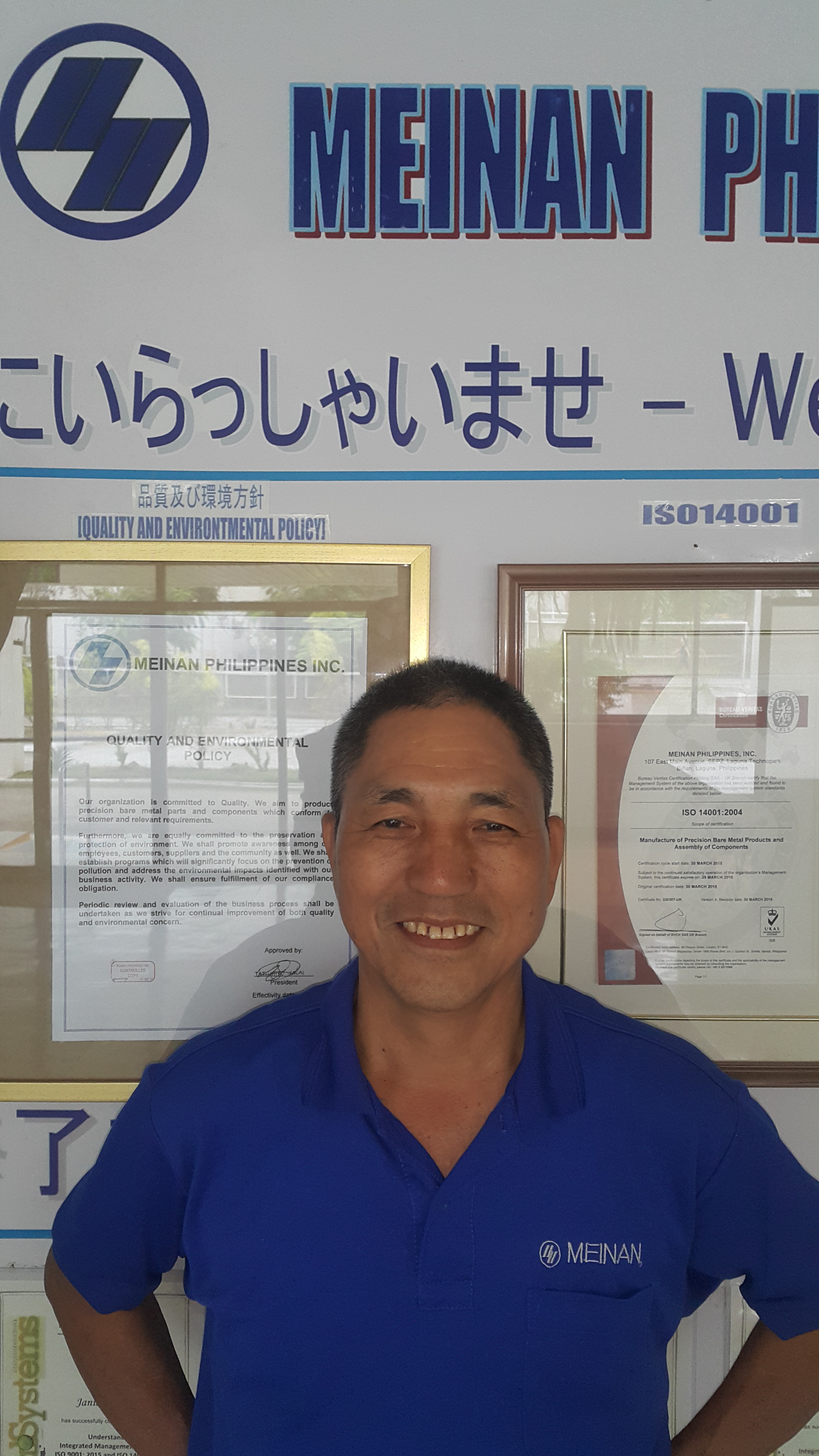 Japan - Hiroaki Wakui, Managing Director of Meiden Asia Pte Ltd and Ko Yamamoto, Managing Director of Meiden Singapore Pte Ltd