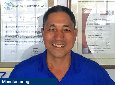 Focused on keeping Meinan Philippines moving in the right direction