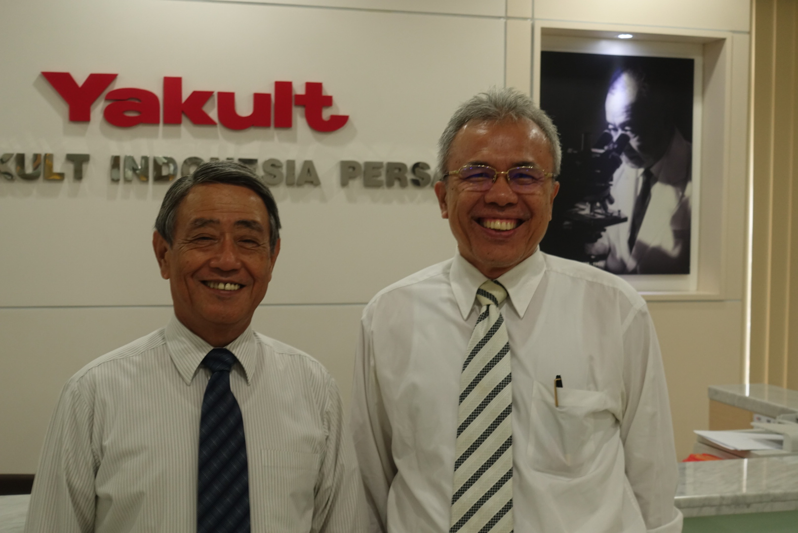 Japan - Hiroaki Wakui, Managing Director of Meiden Asia Pte Ltd and Ko Yamamoto, Managing Director of Meiden Singapore Pte Ltd